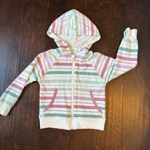 Little Sleepies Winter Stripe Zip Hoodie